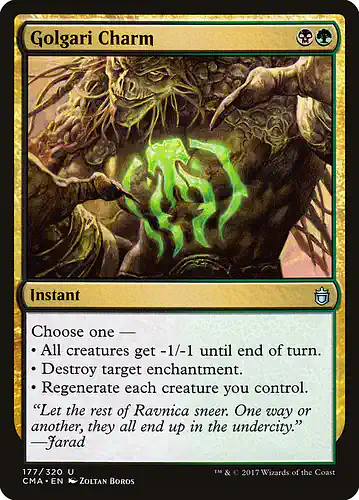 Golgari Charm - cma Spoiler