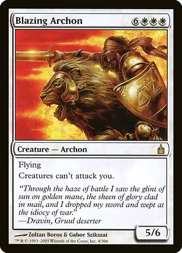 Blazing Archon - rav Spoiler
