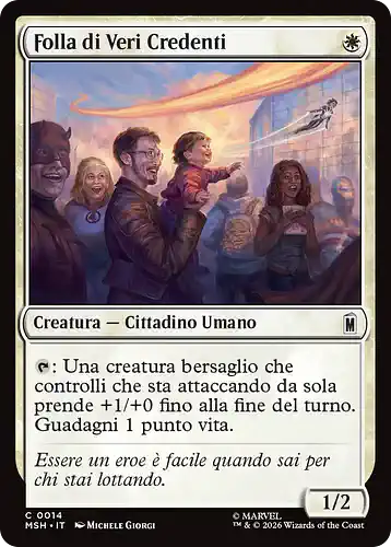 Crowd of True Believers - msh Spoiler