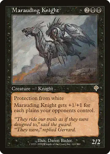 Marauding Knight - inv Spoiler