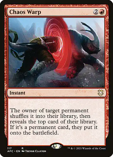 Chaos Warp - afc Spoiler