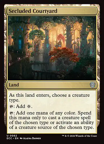 Secluded Courtyard - ecc Spoiler