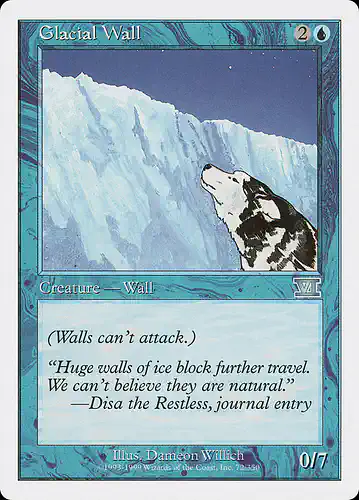 Glacial Wall - 6ed Spoiler
