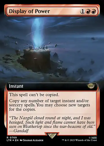 Display of Power - ltr Spoiler