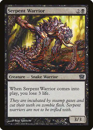 Serpent Warrior - 9ed Spoiler