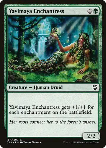 Yavimaya Enchantress - c18 Spoiler