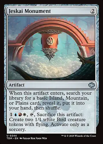 Jeskai Monument - tdm Spoiler