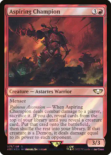 Aspiring Champion - 40k Spoiler