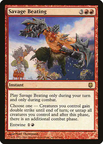 Savage Beating - dst Spoiler