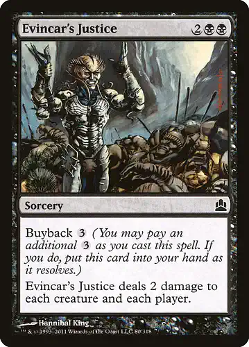 Evincar's Justice - cmd Spoiler