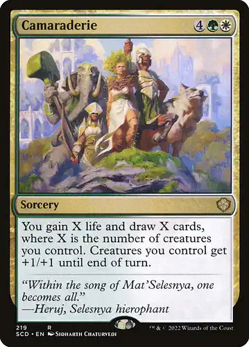 Camaraderie - scd Spoiler