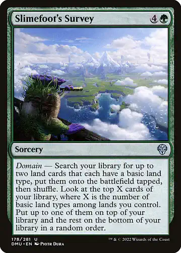 Slimefoot's Survey - dmu Spoiler