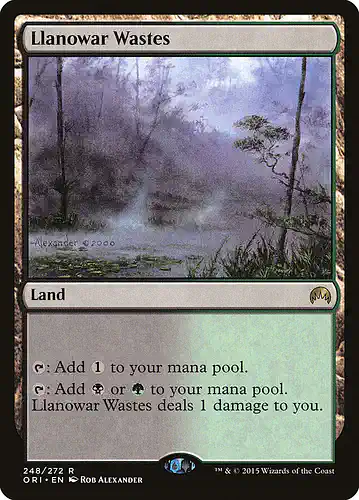 Llanowar Wastes - ori Spoiler