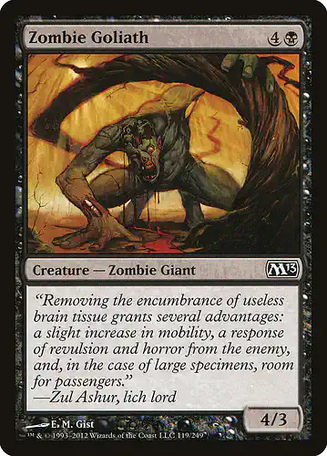 Zombie Goliath - m13 Spoiler