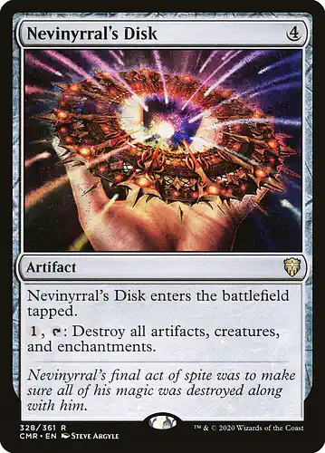 Nevinyrral's Disk - cmr Spoiler