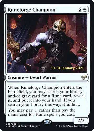 Runeforge Champion - khm Spoiler