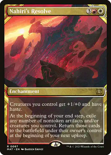 Nahiri's Resolve - mat Spoiler