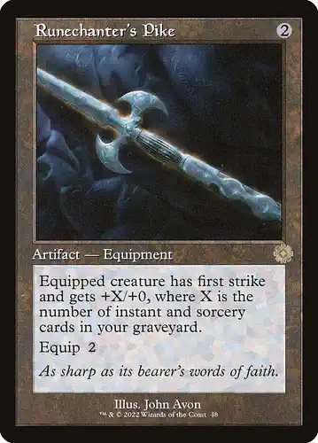 Runechanter's Pike - brr Spoiler