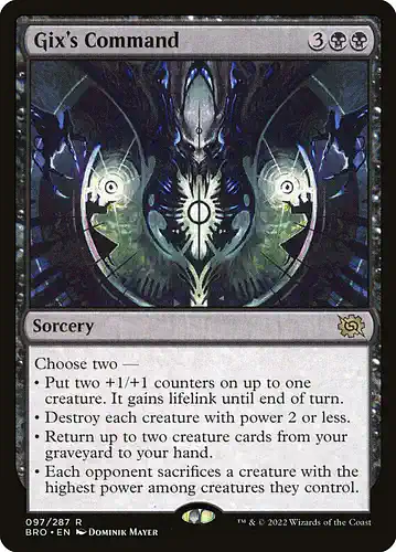 Gix's Command - bro Spoiler