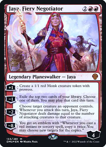 Jaya, Fiery Negotiator - dmu Spoiler