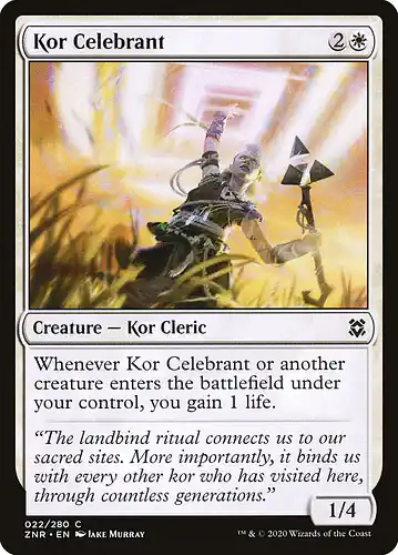 Kor Celebrant - znr Spoiler