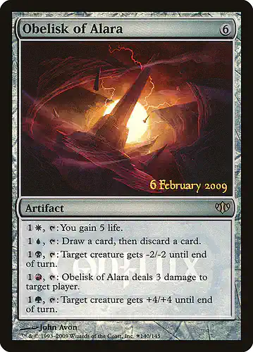 Obelisk of Alara - con Spoiler