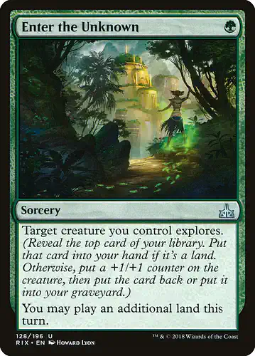 Enter the Unknown - rix Spoiler