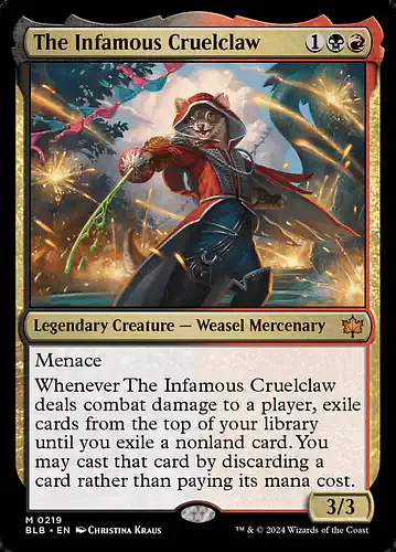 The Infamous Cruelclaw - blb Spoiler