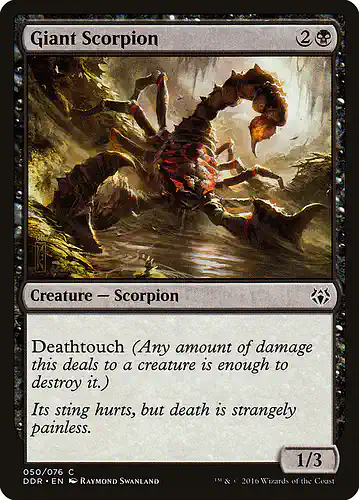 Giant Scorpion - ddr Spoiler