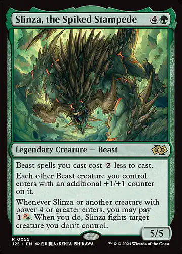 Slinza, the Spiked Stampede - j25 Spoiler