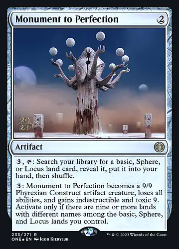 Monument to Perfection - one Spoiler