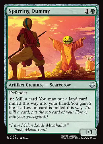 Sparring Dummy - tla Spoiler