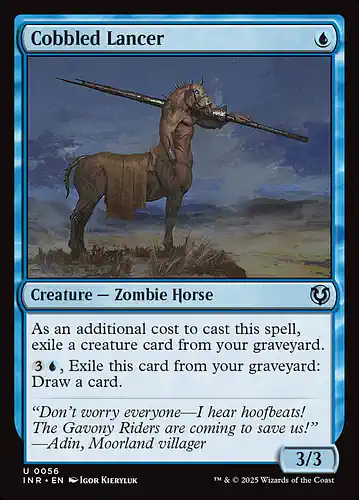 Cobbled Lancer - inr Spoiler