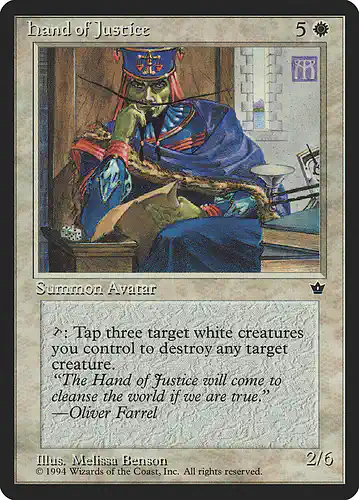 Hand of Justice - fem Spoiler