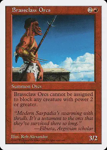 Brassclaw Orcs - 5ed Spoiler