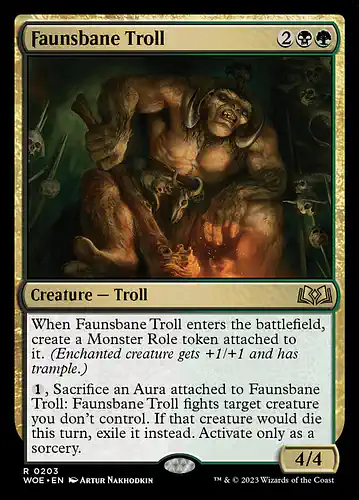 Faunsbane Troll - woe Spoiler