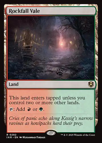 Rockfall Vale - inr Spoiler