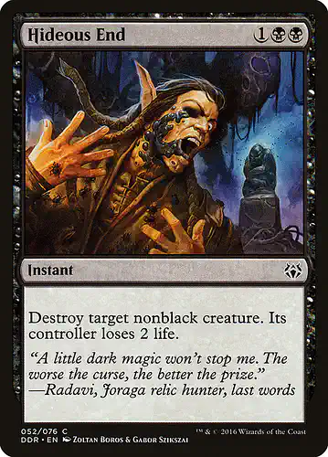 Hideous End - ddr Spoiler