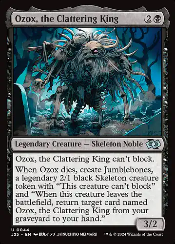 Ozox, the Clattering King - j25 Spoiler