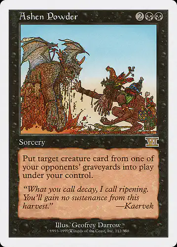 Ashen Powder - 6ed Spoiler