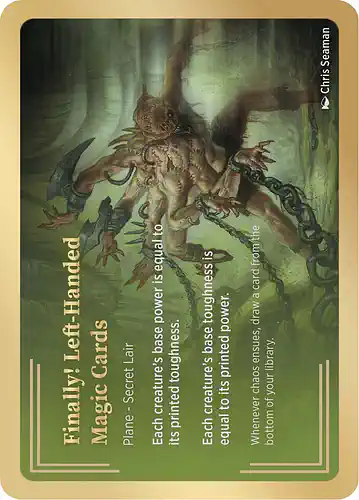 Finally! Left-Handed Magic Cards - sld Spoiler