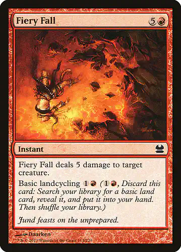 Fiery Fall - mma Spoiler