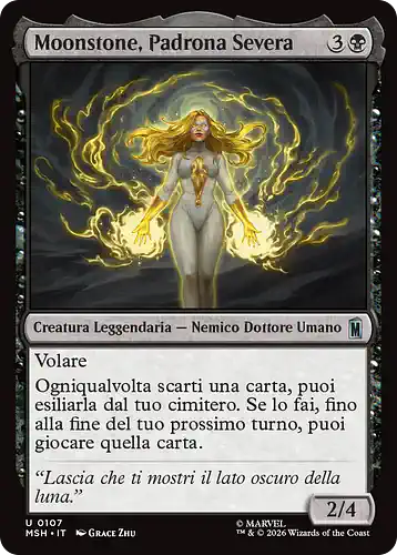 Moonstone, Harsh Mistress - msh Spoiler