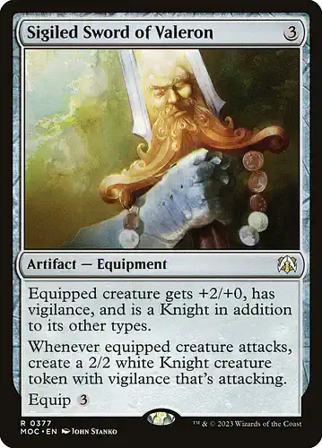 Sigiled Sword of Valeron - moc Spoiler