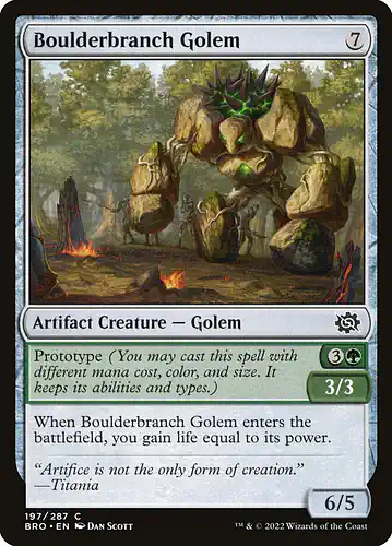 Boulderbranch Golem - bro Spoiler