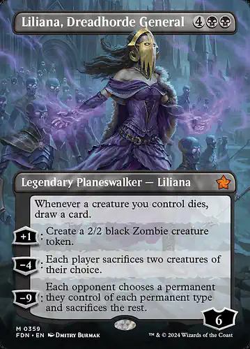 Liliana, Dreadhorde General - fdn Spoiler