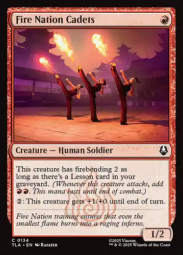 Fire Nation Cadets - tla Spoiler