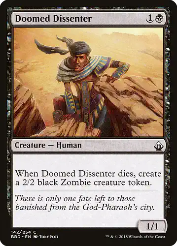 Doomed Dissenter - bbd Spoiler