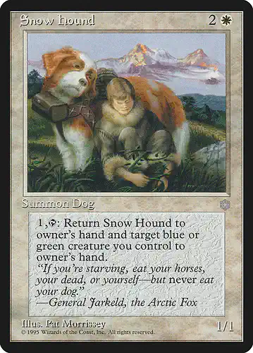 Snow Hound - ice Spoiler