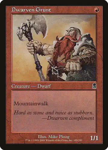 Dwarven Grunt - ody Spoiler